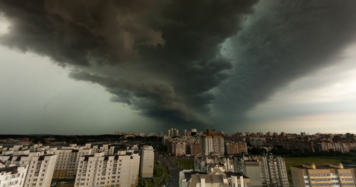 Se avecina una tormenta negra por cuatro días seguidos con lluvias intensas y fuertes ráfagas de viento: las zonas afectadas