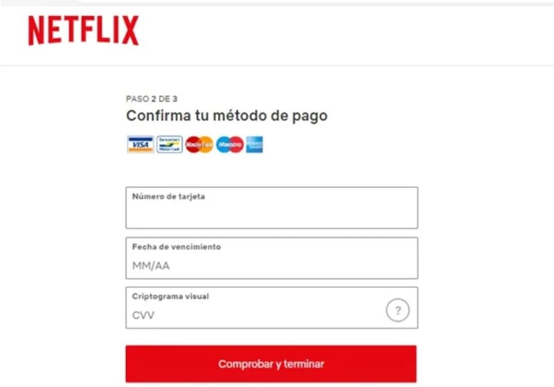 Alerta: los cibercriminales buscan robar datos de tarjetas de crédito mediante el falso Netflix.