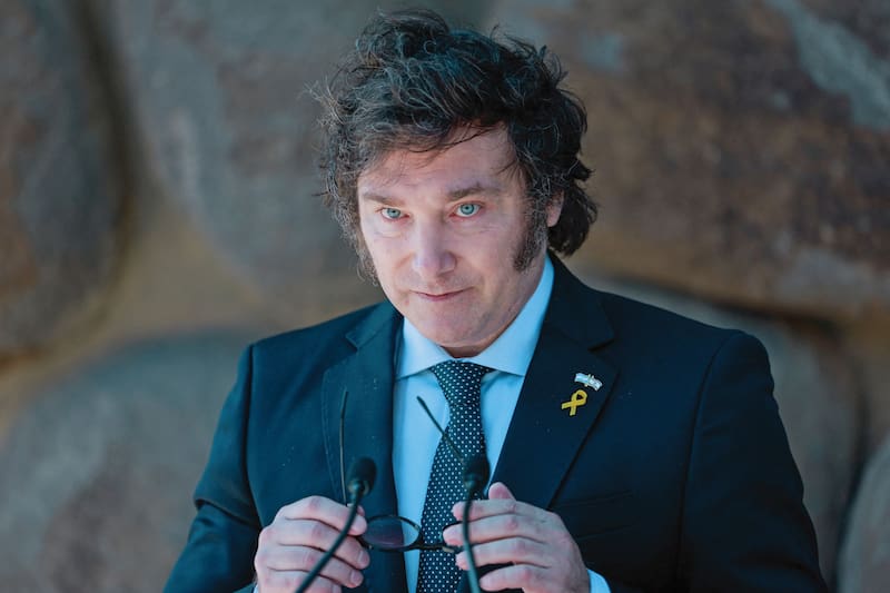 Javier Milei. Tanoira es uno de los empresarios que más cree en el Presidente de la Nación.