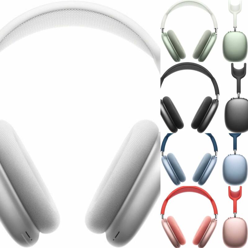 Todos los colores disponibles de los nuevos AirPods Max.