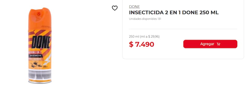 El Insecticida 2 en 1 Done puede ayudarte a mantener estas plagas bajo control.