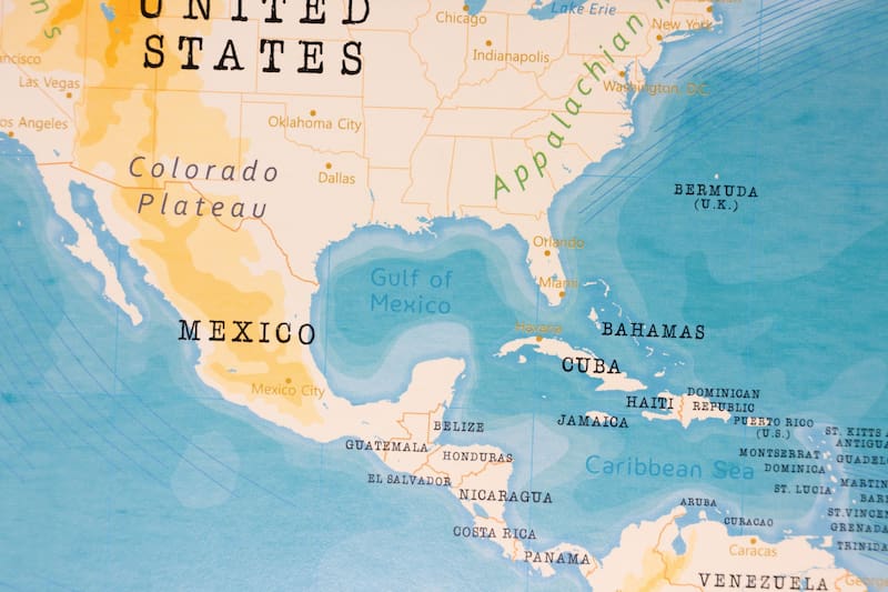 La región del Golfo de México al que tienen acceso las costas de México, Estados Unidos y Cuba. Foto: Archivo.