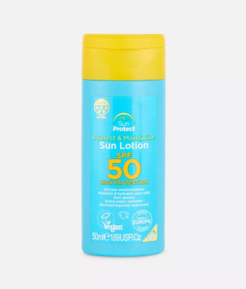 Protector solar accesible. Fuente: Primark