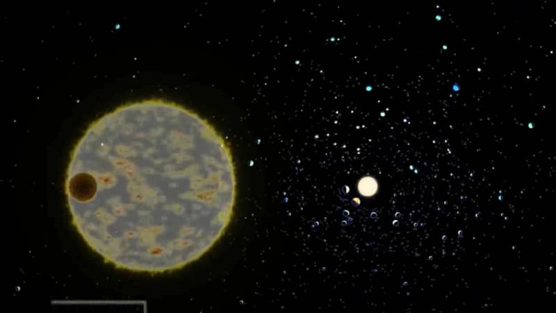 El exoplaneta K2-18b. (Universidad de Cambridge)