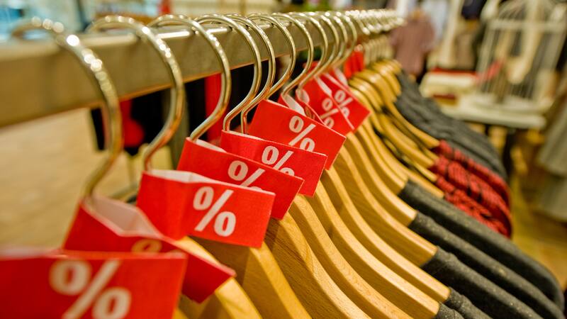 Los descuentos en la ropa, lo más buscado