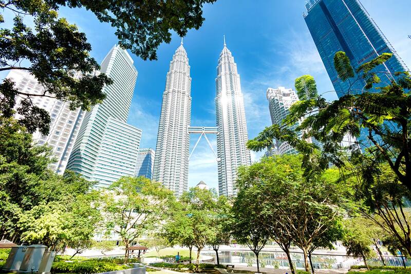 Las Torres Petronas en Kuala Lumpur. Foto: Visit Malaysia.