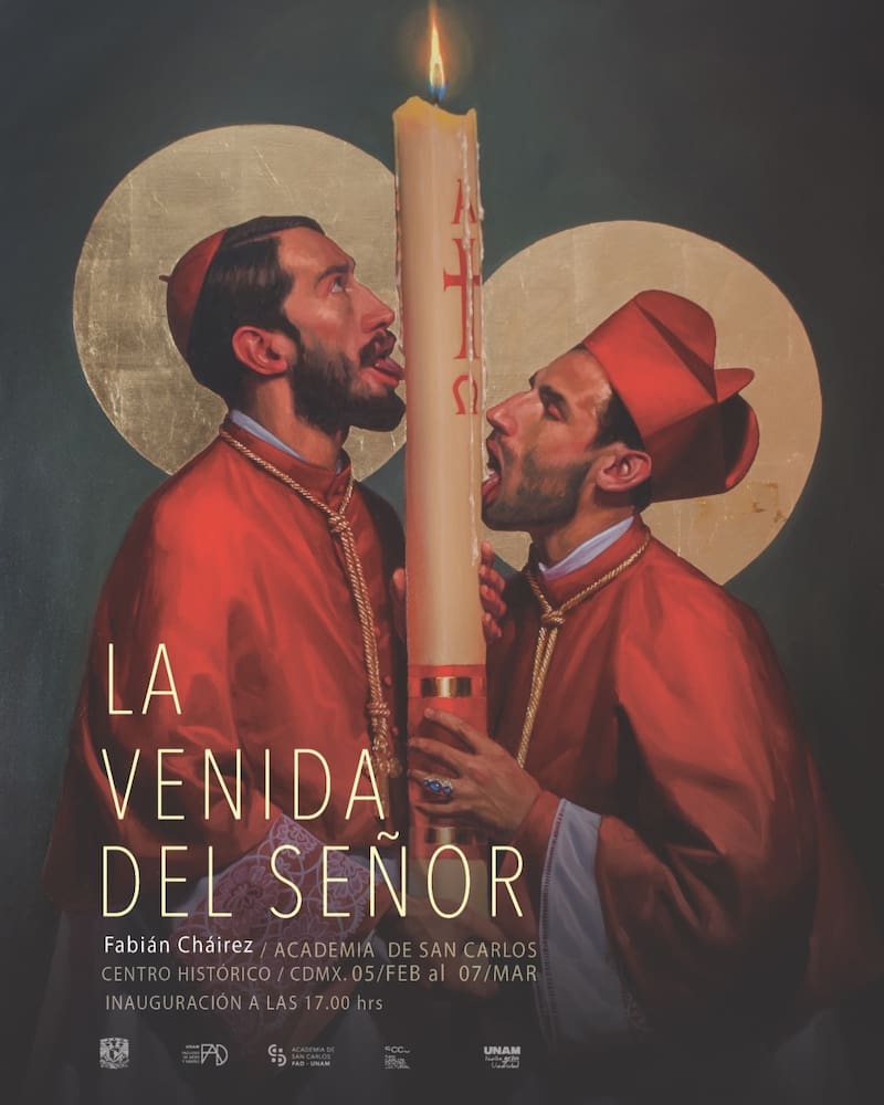 "La Venida del Señor" de Fabián Cháirez. Academia de San Carlos. Fuente: Fab ián Cháiraz.