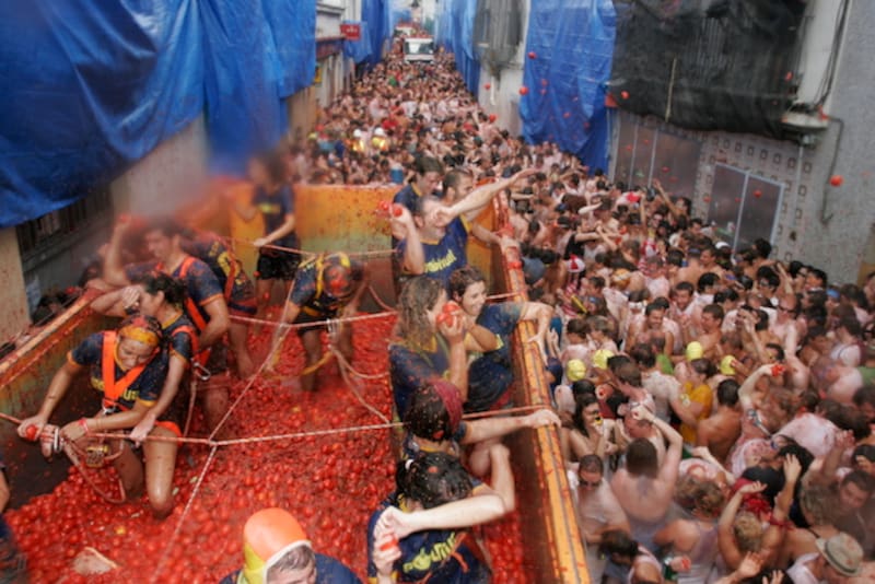 La Tomatina. Buñol, España 2014