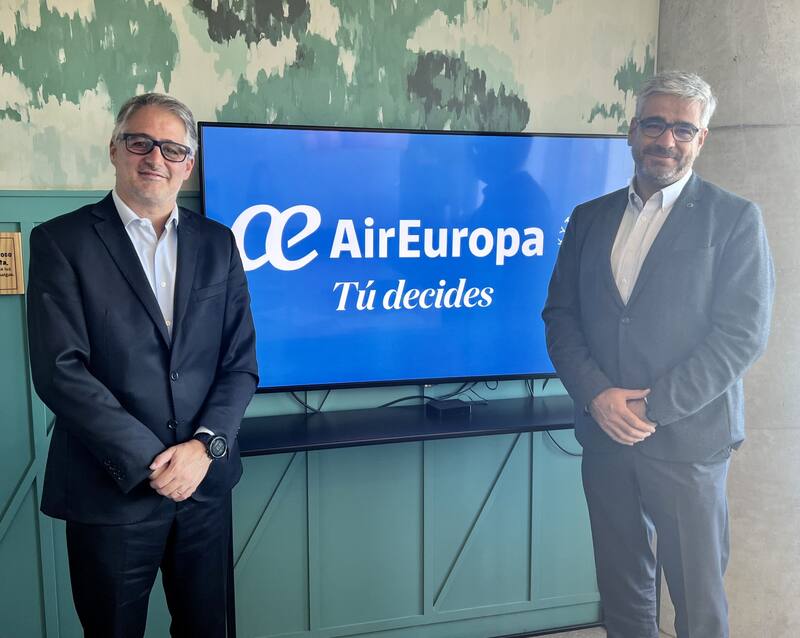 Diego García y Bernardo Botella se refirieron al presente de Air Europa.