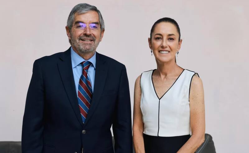 De La Fuente y Sheinbaum comenzaron a gestionar la estrategia para enfrentar una posible deportación masiva. Fuente: EFE.