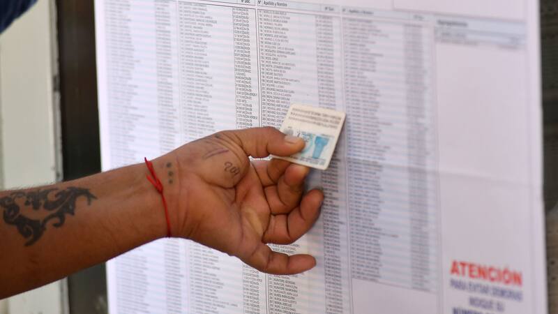 Cuáles son los documentos válidos para votar.