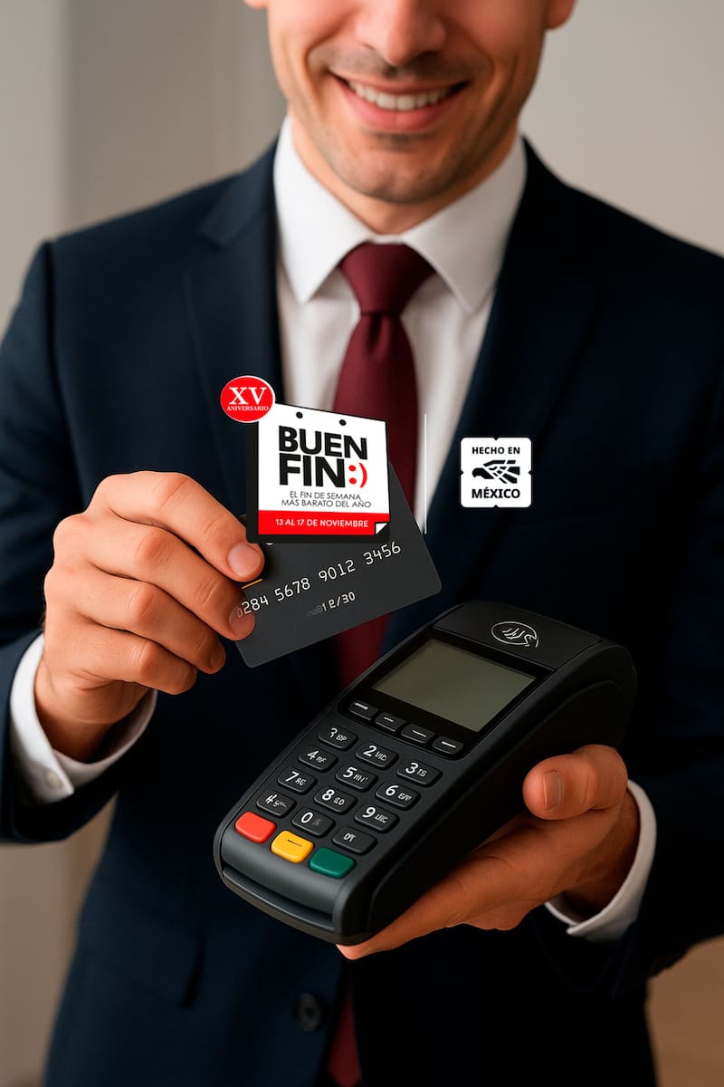 Pagos con Tarjeta de bancos en El Buen Fin. Fuente: Buen Fin.