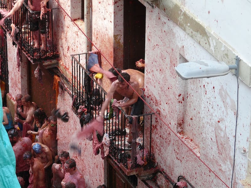 La Tomatina. Buñol, España 2015