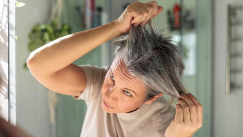 Las canas suelen aparecer de manera progresiva después de los 40 años. Fuente: archivo.