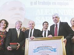 El Congreso no sesiona pero abrió sus puertas para homenajear a Sabella
