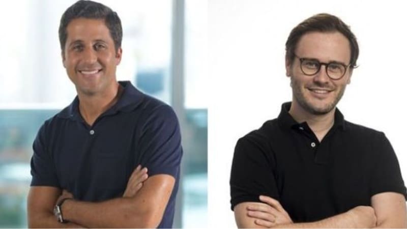 El brasileño Philipp Povel y el alemán Malte Huffmann, dos de los cofundadores de Dafiti.