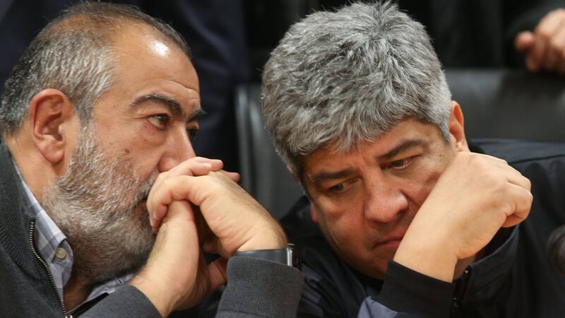 Héctor Daer y Pablo Moyano, que lideraron las últimas movilizaciones, estuvieron en el PJ