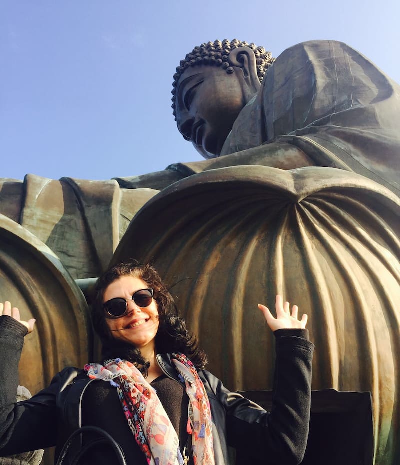 Leticia Bianca en China.