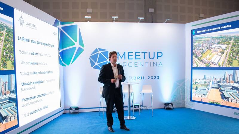 Facundo Iribas, gerente de Congresos, Convenciones y Eventos de La Rural.