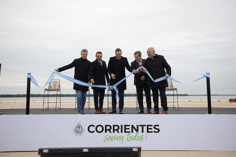 Mauricio Macri presente en la inauguración.