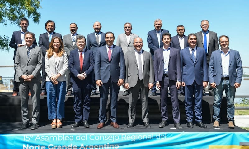 Gobernadores del Norte Grande con los ministros nacionales