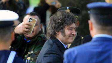 Javier Milei, durante declaraciones al diario británico