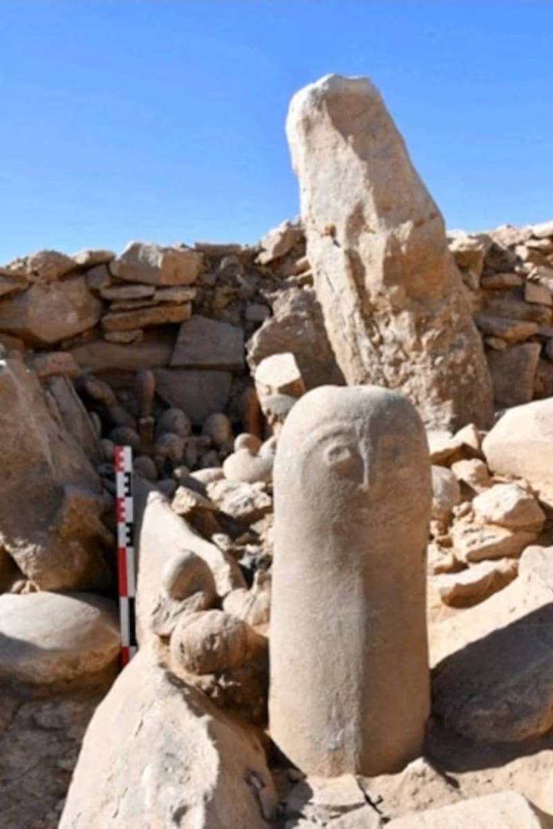 Los hallazgos datan del neolitico 4500 9000 Fuente: Jordanian Antiquities Authority / AFP