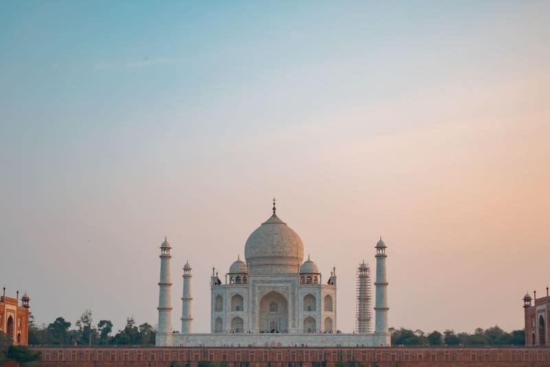 Taj Majal en India.