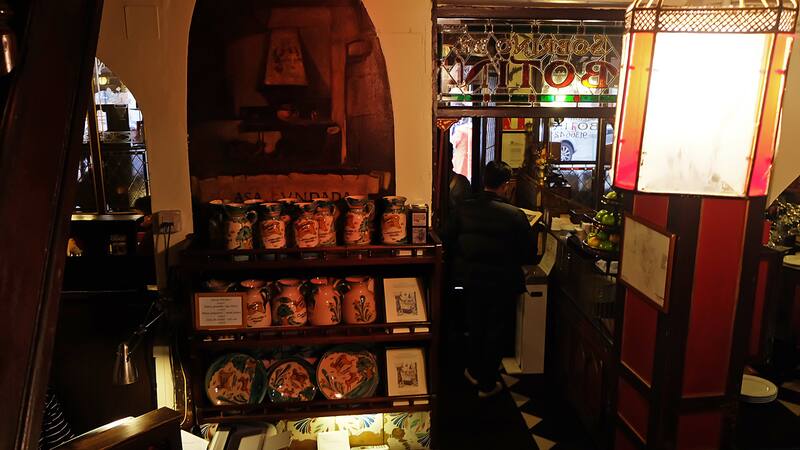 Ubicado en Madrid, este restaurante tiene casi tres siglos de historia.