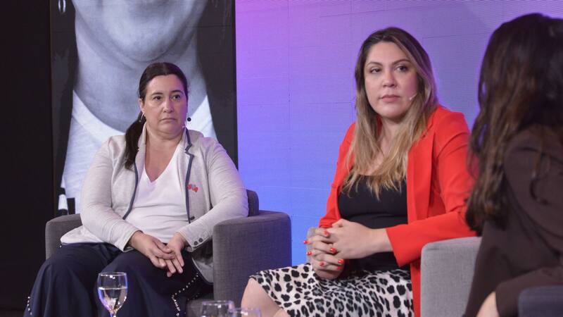 María Virginia Meneghello, consultora de diversidad, y Cintia González Oviedo, consultora en liderazgo