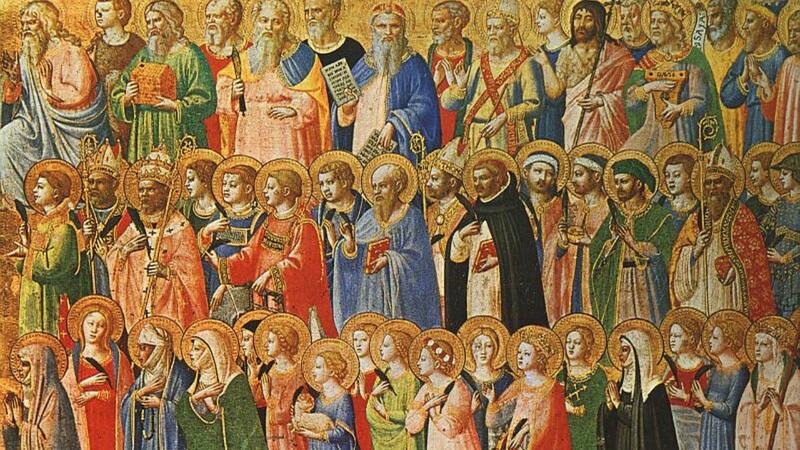 La Iglesia Celebra el 1 de noviembre el día de todos los santos en honor a las almas del cielo.