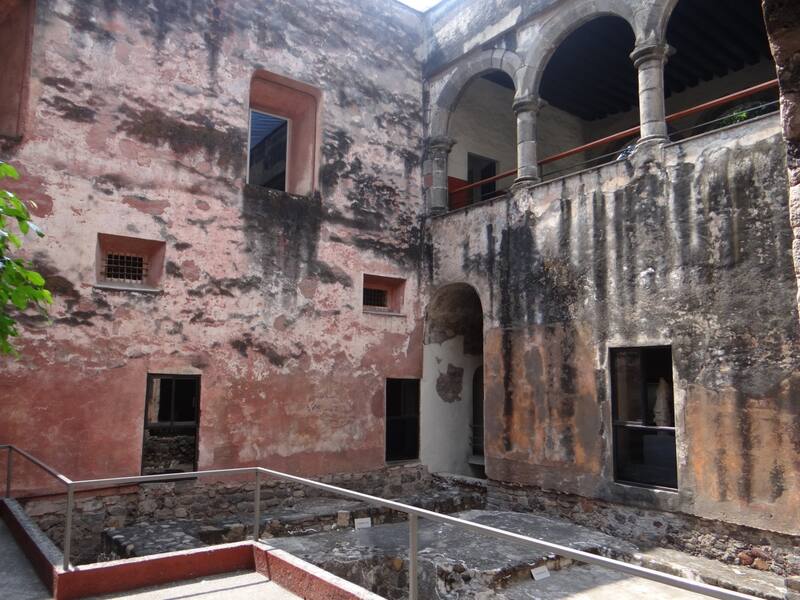 Museo Regional Cuauhnahuac patio Interior. Fuente: INAH.