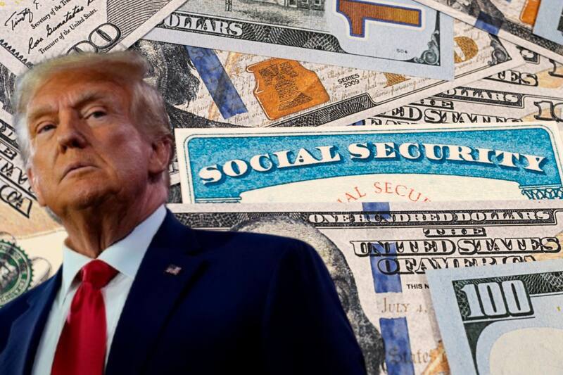 La administración de Trump busca eliminar los impuestos al Seguro Social para los jubilados. Fuente: Archivo.
