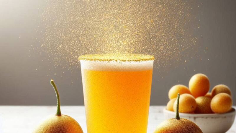 Esta bebida natural contiene ananá y naranja, que ayudan a la producción de colágeno.