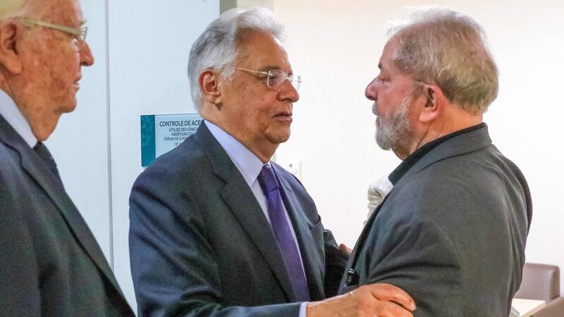 Los expresidentes brasileños Luiz Inácio Lula da Silva y Fernando Henrique Cardoso (Foto de archivo).