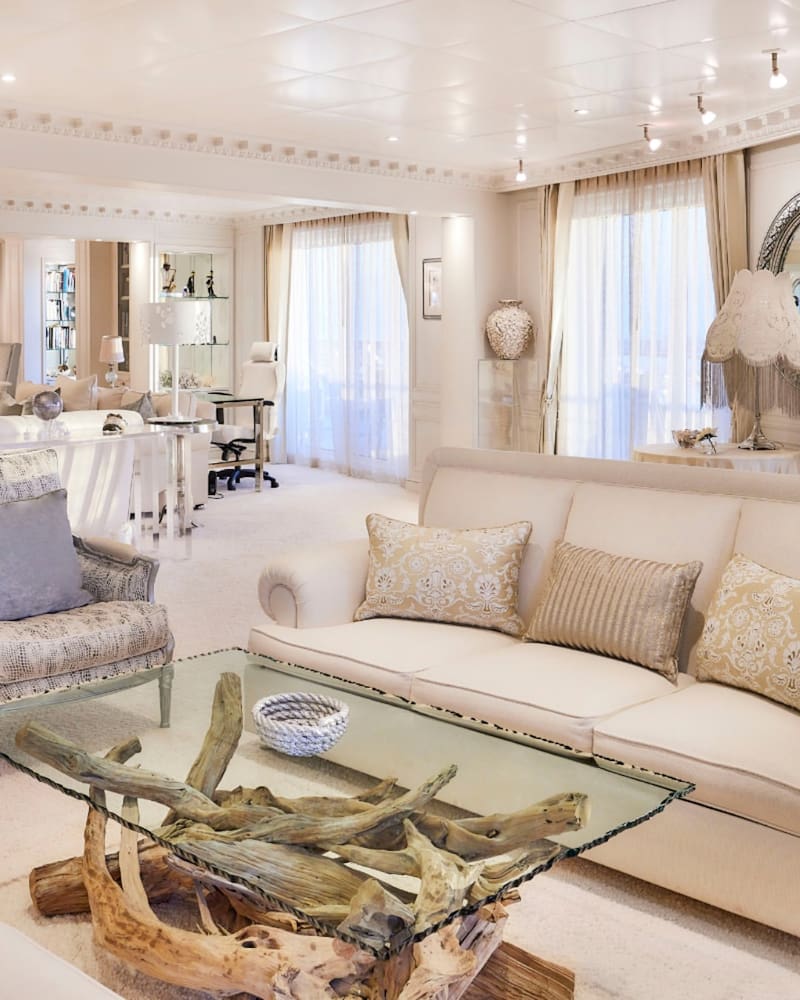 Las increíbles residencias a bordo de los millonarios. Foto: Instagram @theworldresidences.