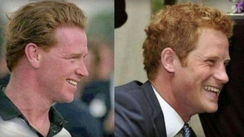 El Mayor Hewitt y el príncipe Harry. Fuente: Archivo.