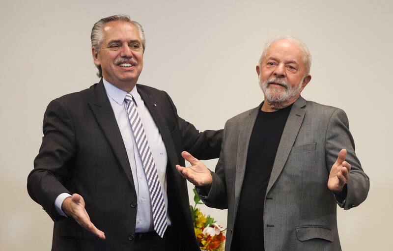 Alberto Fernández y Lula Da Silva. (Presidencia)