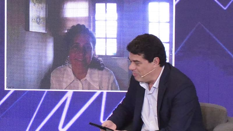 Ana Viola, de Bodega Malma, y Walter Brown, de El Cronista