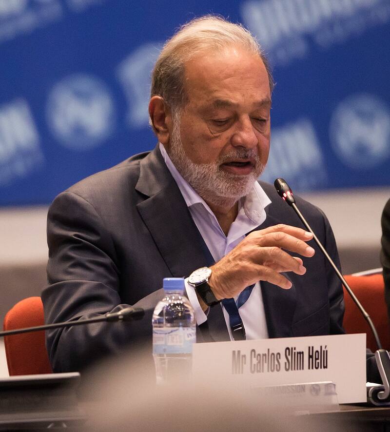 Carlos Slim, interesado en el bienestar de millones de mexicanos. Foto: Wikimedia Commons.