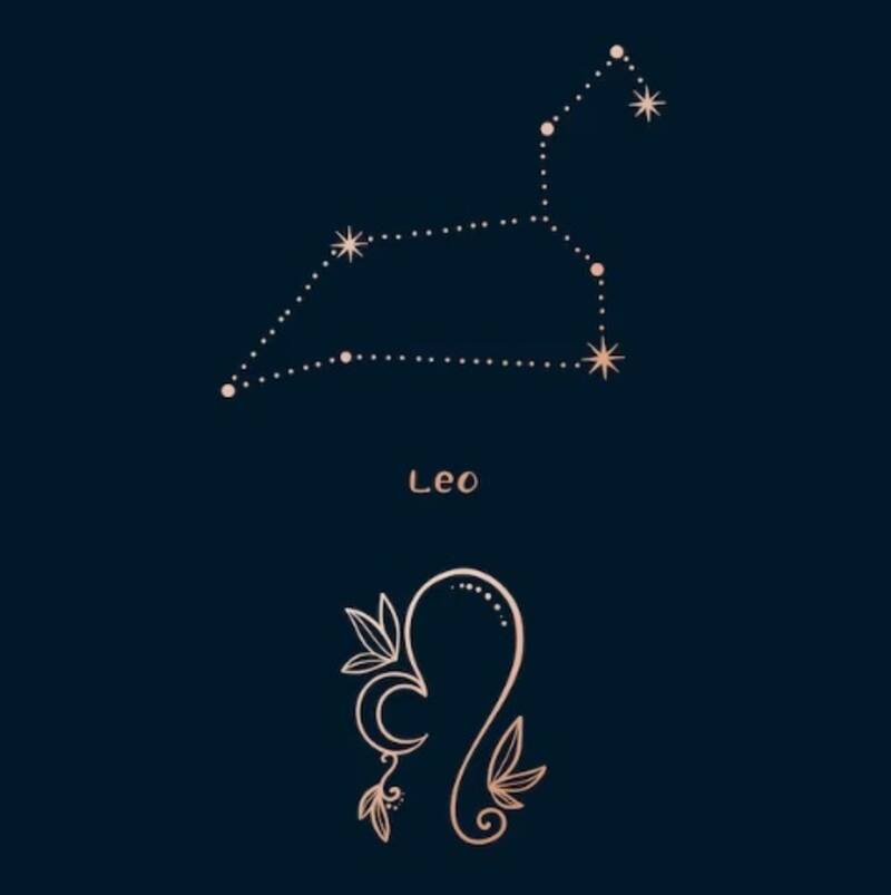 Constelación de Leo. Fuente: Freepik.