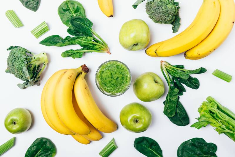 El licuado de plátano, espinaca y chía es una bebida nutricionalmente potente que puede ser beneficiosa para la función cerebral y la memoria. (Imagen: Shutterstock)