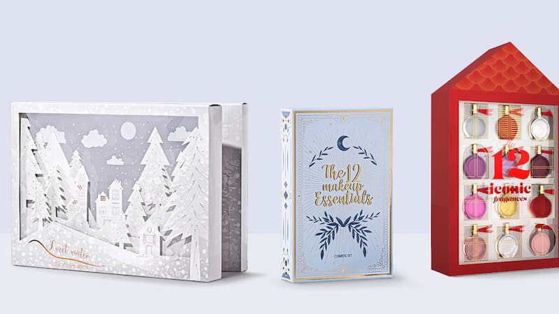 Imagen de los 3 calendarios de adviento que son furor en redes sociales.