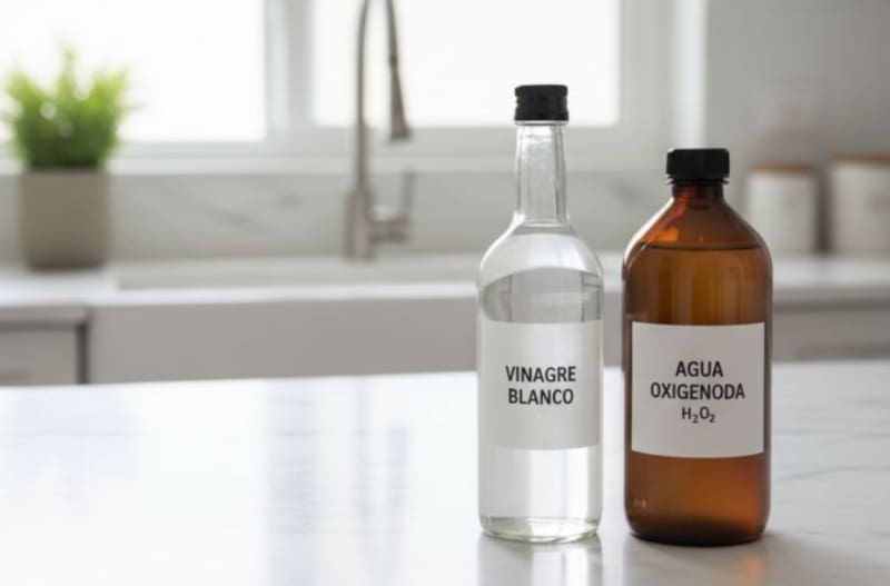Es tendencia | Para qué sirve mezclar agua oxigenada con vinagre y por qué recomiendan hacerlo.