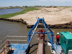 Dragar El Salado: recorrida por las obras de $ 1000 millones para atenuar las inundaciones