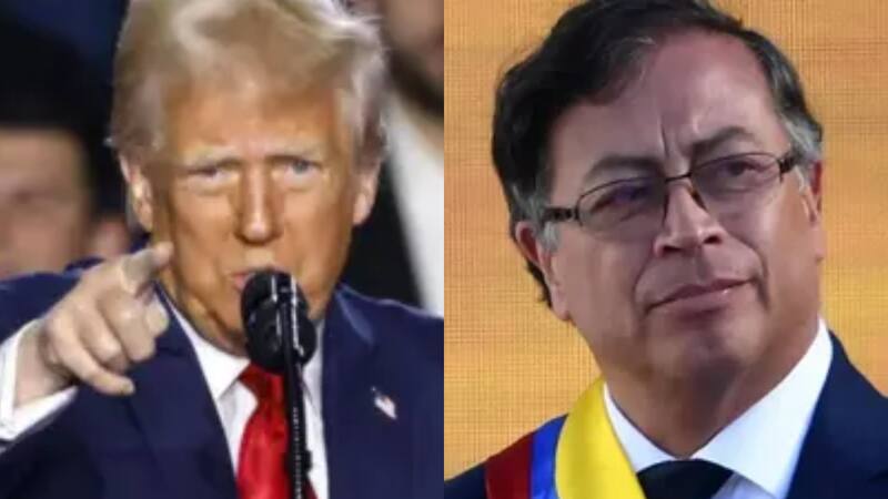 Trump acusó a Petro de ser "líder del narcotráfico": amenazó con sacarle pagos y subsidios a Colombia.