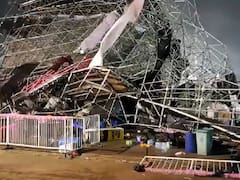 Al menos 15 heridos tras derrumbarse el escenario de la fiesta Bresh en el Hipódromo de Palermo