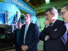 Reapareció Randazzo en un acto con Cristina pero no habló