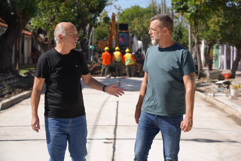 Néstor Grindetti y Diego Kravetz