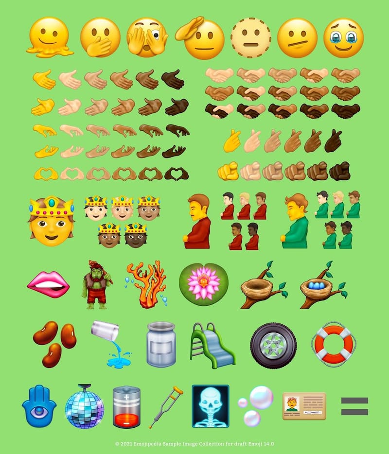 Nuevos emojis de WhatsApp.